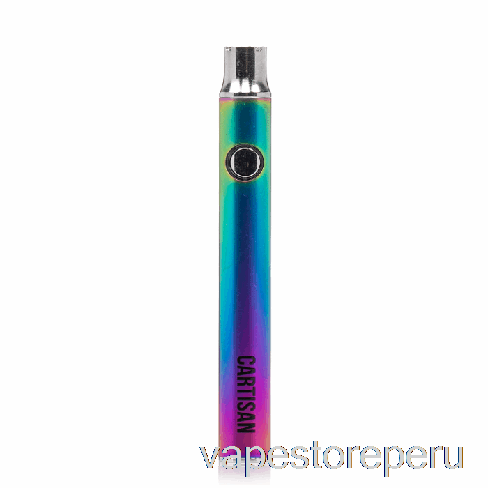 Vape Sin Nicotina Peru Botón Artesanal Vv 350 510 Batería Arcoiris